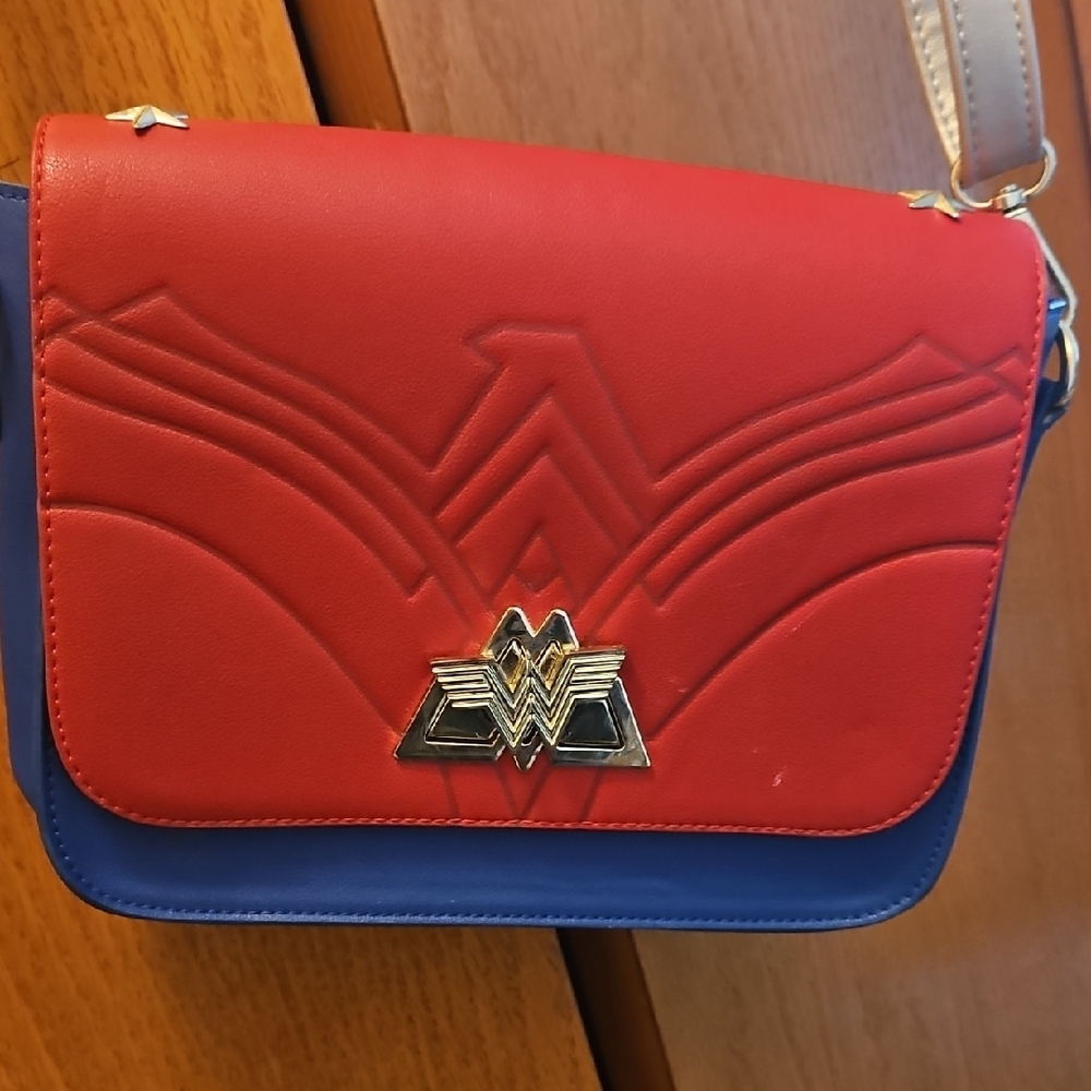 Red and Blue Designer Women's Bag
